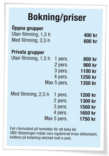 bokningpris